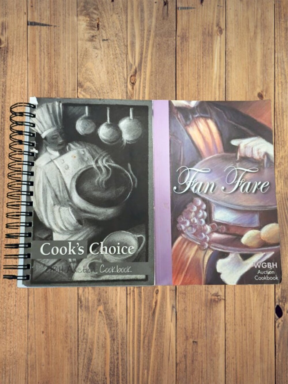 WGBH PBS Auction Cookbooks Lot 2 2001 2002 Boston Restaurant Recipes No. 9 Park+